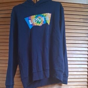 Levi's  Navy Hoodie with Colorful Logo
